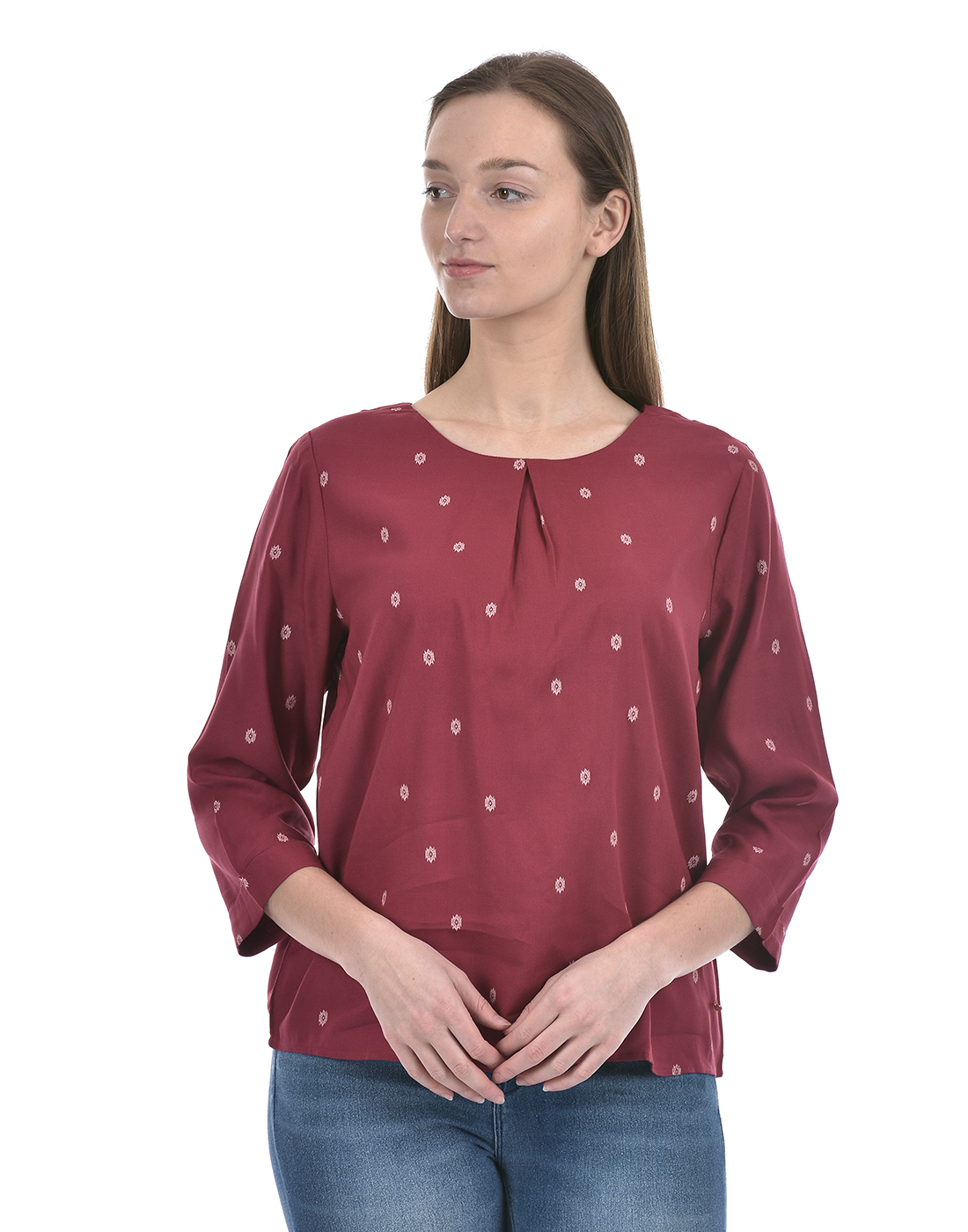 Numero Uno Women All Over Print Red Top